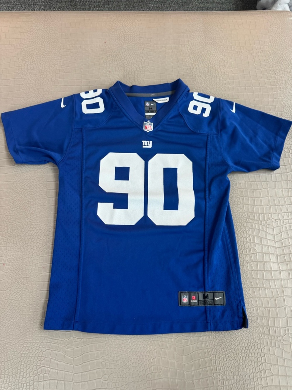 Nike Royal Blue Kids #90 New York Giants Jersey